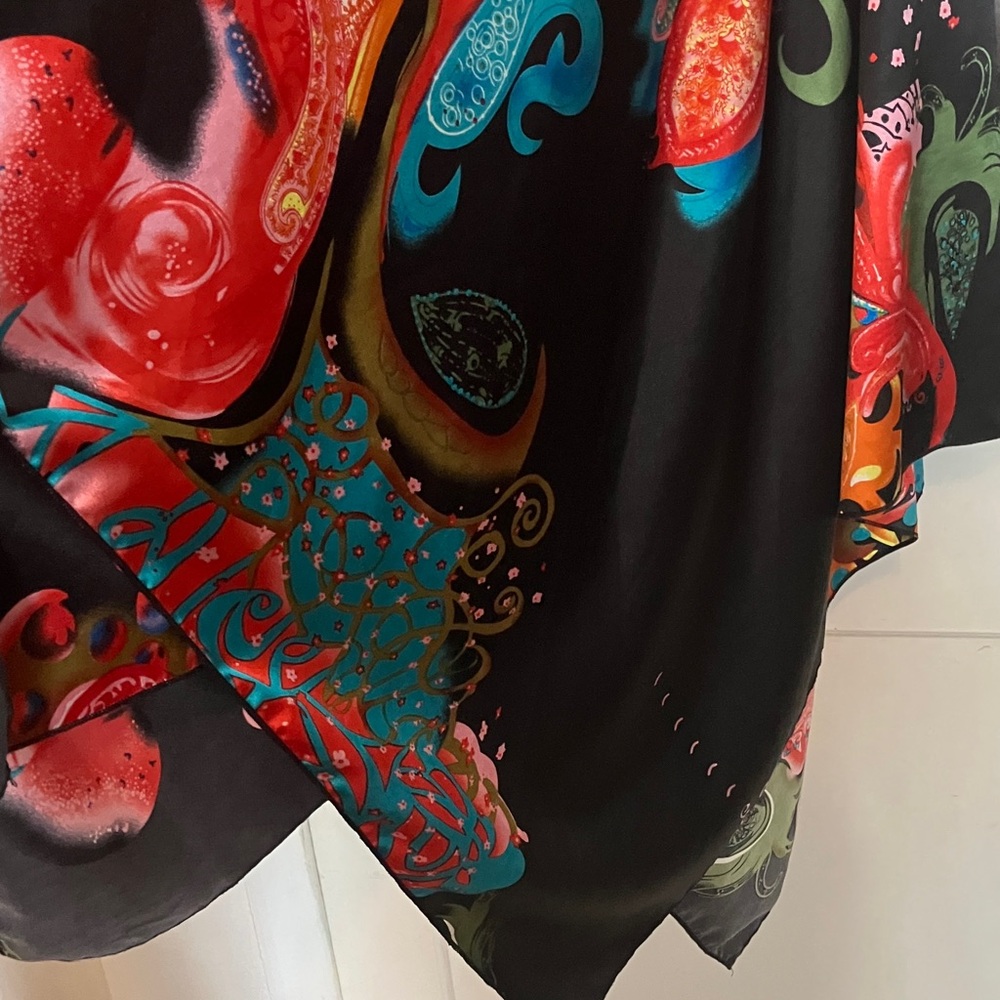 ✨Asymmetric High-Low Summer Dress – Size Small Maternity vibrant color - Picture 4 of 8